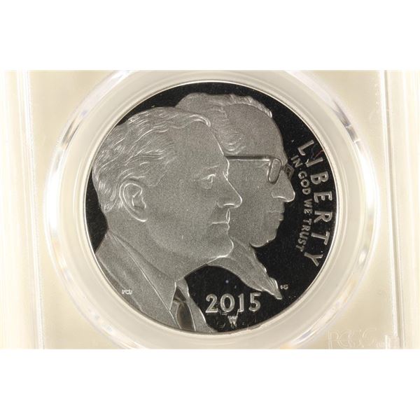 2015-W MARCH OF DIMES SILVER DOLLAR PCGS PR69 DCAM
