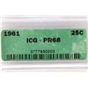 Image 3 : 1961 WASHINGTON SILVER QUARTER ICG PR68