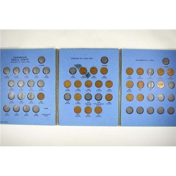 2-PARTIAL CANADIAN ALBUMS #1-SMALL CENT 1920-DATE