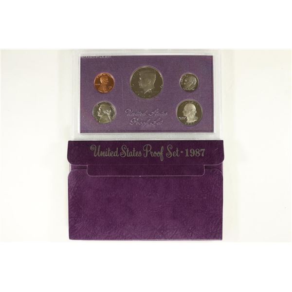 1987 US PROOF SET (WITH BOX)