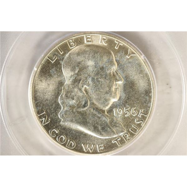 1956 FRANKLIN HALF DOLLAR PCGS MS64