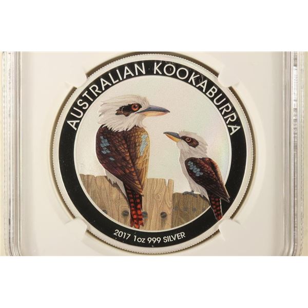 2017-P AUSTRALIA SILVER DOLLAR KOOKABURRA-