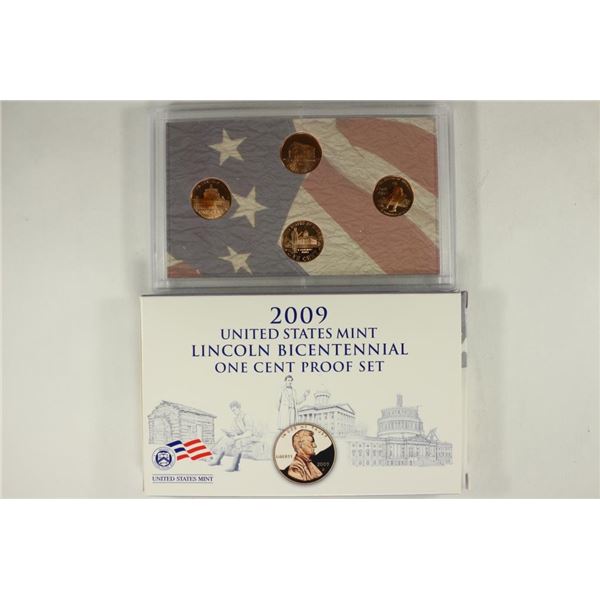 2009 US MINT LINCOLN BICENTENNIAL ONE CENT PF SET