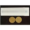 Image 1 : ROLL OF 40-CANADA 1943 TOMBAC 5 CENTS