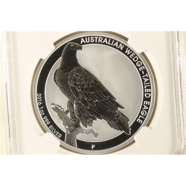 2016-P AUSTRALIA WEDGE-TAILED EAGLE SILVER DOLLAR