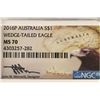 Image 3 : 2016-P AUSTRALIA WEDGE-TAILED EAGLE SILVER DOLLAR