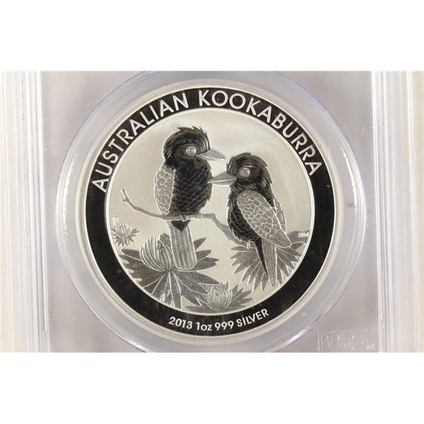 2013-P AUSTRALIA KOOKABURRA 1 OZ SILVER DOLLAR