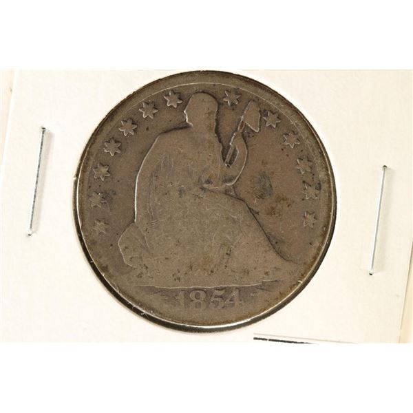 1854-O SEATED LIBERTY HALF DOLLAR