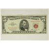Image 1 : 1963 $5 US RED SEAL NOTE
