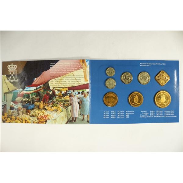 1991 NETHERLAND ANTILLES MINT SET
