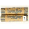 Image 1 : 2-$2 ROLLS OF 2004-D JEFFERSON NICKELS BU