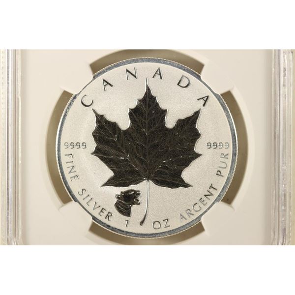 2017 CANADA MAPLE LEAF-REVERSE PROOF SILVER $5