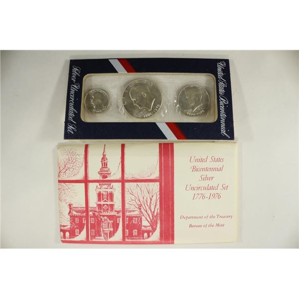 1976 US BICENTENNIAL SILVER UNC SET