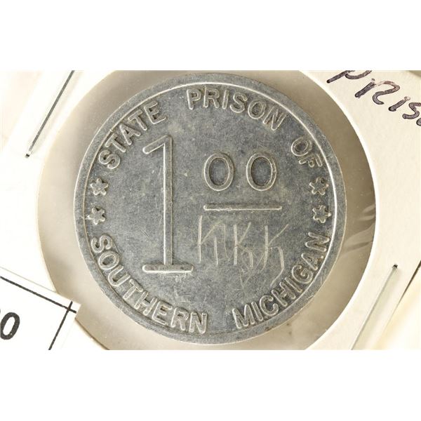 JACKSON PRISON MICHIGAN GOOD FOR $1 TOKEN