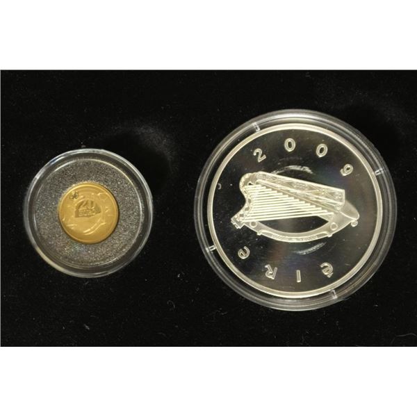 2009 IRELAND SILVER & GOLD SET CONTAINS: GOLD 20