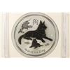 Image 1 : 2018-P AUSTRALIA YEAR OF THE DOG SILVER DOLLAR