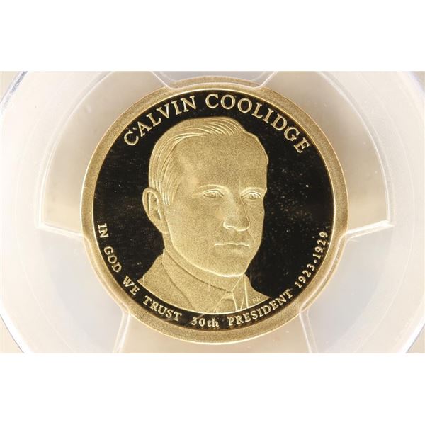 2014-S CALVIN COOLIDGE DOLLAR PCGS PR69 DCAM