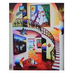 Ferjo, "Majesticencounter" Limited Edition on Canvas, Numbered and Signed with L