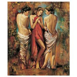 Igor Semeko, "Heaven" Hand Signed Limited Edition Giclee on Canvas with Letter o