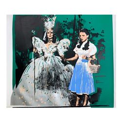 Steve Kaufman (1960-2010), "Dorothy and the Good Witch " Hand Signed and Numbere