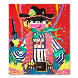 Paul Blaine Henrie (1932-1999), "Fist Full of Dollars" Hand Signed Original Pain