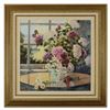 Image 1 : Marilyn Simandle, "Morning Roses" Framed Hand Embellished Limited Edition on Can