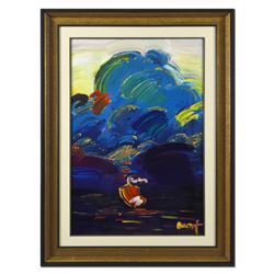 Peter Max, "Summer Storm" Framed One-Of-A-Kind Acrylic Mixed Media (34" x 46"),