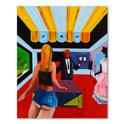 Cai, "Outfitter" Original Acrylic Painting on Canvas, Hand Signed with Letter of