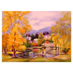 Zina Roitman, "Autumn" Hand Signed Limited Edition Serigraph with Letter of Auth