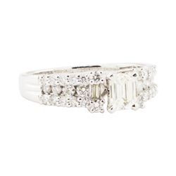 1.12 ctw Diamond Ring - Platinum