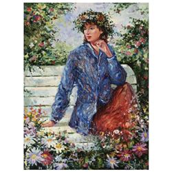 Igor Semeko, "Flora" Hand Signed Limited Edition Giclee on Canvas with Letter of