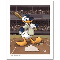 "Donald at the Plate (Yankees)" Numbered Limited Edition Giclee licensed by Disn