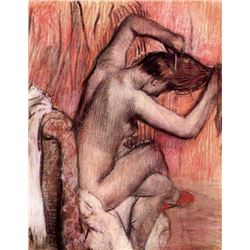Edgar Degas - Sitting And Brushing
