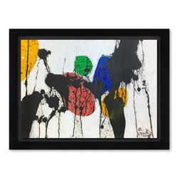 Jenik Cook, Framed Original Acrylic Painting, Hand Signed, Letter of Authenticit