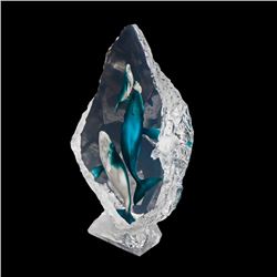 Kitty Cantrell, "Blue Ballet" Limited Edition Mixed Media Lucite Sculpture with