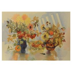 Zina Roitman, "Still Life" Hand Signed Limited Edition Serigraph with Letter of