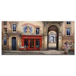 Alexander Borewko, "Cafe Du Vaudeville" Hand Signed Limited Edition Giclee on Ca