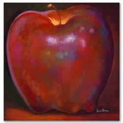 "Apple Wood Reflections" Limited Edition Giclee on Canvas by Simon Bull, Numbere