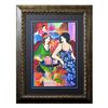 Image 1 : Patricia Govezensky, "Chaya & Esther" Framed Original Watercolor with Letter of