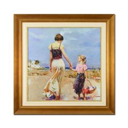 Pino (1939-2010), "Let's Go Home" Framed Limited Edition Artist-Embellished Gicl