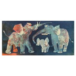 Edwin Salomon, "Beginning of New Life" Hand Signed Limited Edition Serigraph wit