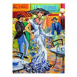 Patricia Govezensky, "Stylist" Original Acrylic on Canvas with Letter of Authent
