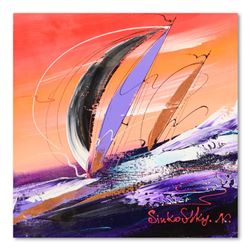 Natalia Sinkovsky, Original Acrylic Painting on Canvas, Hand Signed with Letter