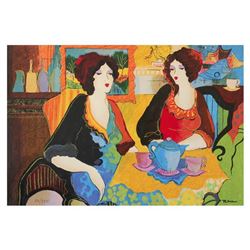 Patricia Govezensky, "Silence Beach" Hand Signed Limited Edition Serigraph on Ca