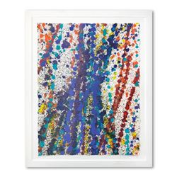 Wyland, "Abstract 52" Framed Original Watercolor Painting, Hand Signed with Lett