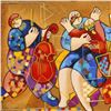 Image 2 : Dorit Levi, "Salsa Fun" Limited Edition Serigraph, Numbered and Hand Signed with