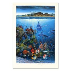 Robert Lyn Nelson, "Red Sea Sirens" Limited Edition Mixed Media, Numbered and Ha