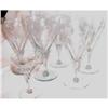 Image 1 : Etched Vintage Stems 6 Goblets 1 Champagne #1554479