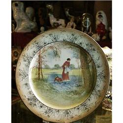 LOVELY ANTIQUE ROYAL DOULTON PLATE  #1554538