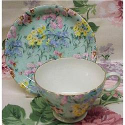 SUPERB SHELLEY CUP and SAUCER - CHINTZ #1554677